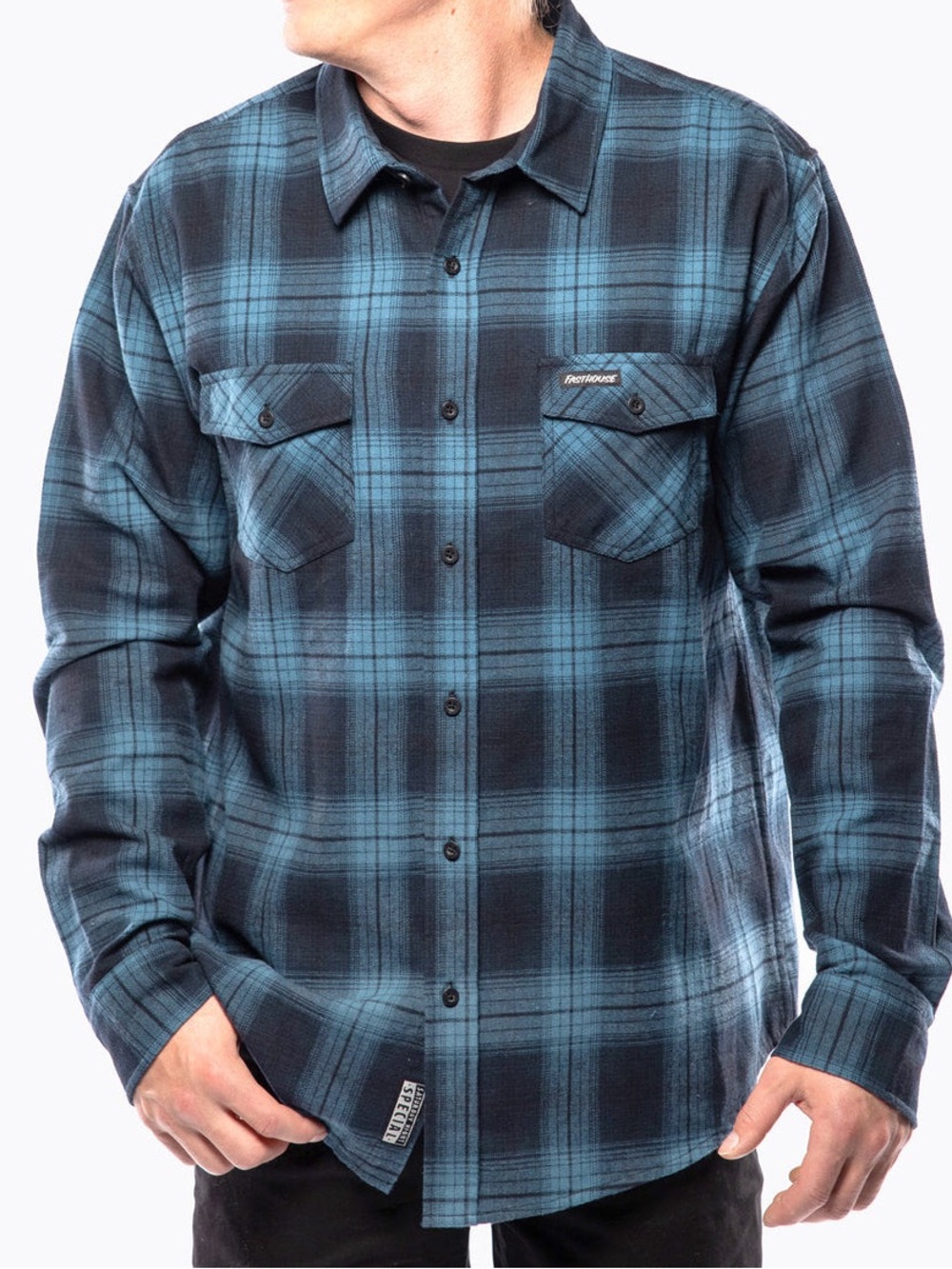 Saturday night special flannel Button-Up Shirt NWT